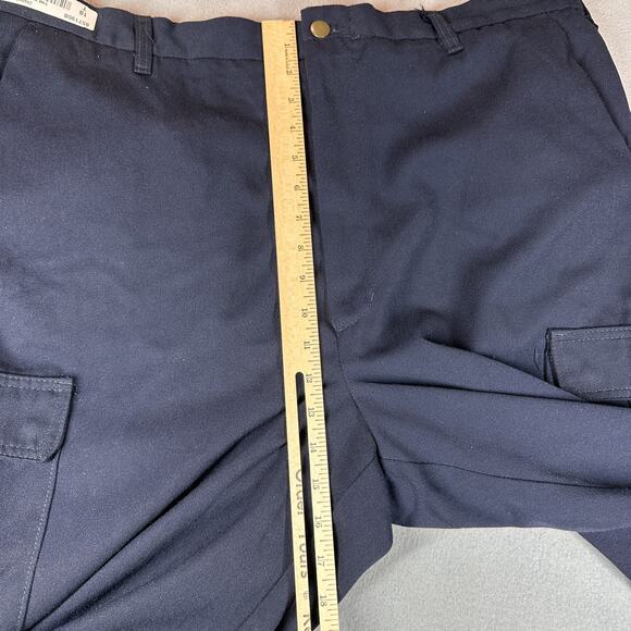 Steelguard FR Performance Cargo Pants Mens 42x30 Navy Flame Resistant Workwear - Picture 6 of 12